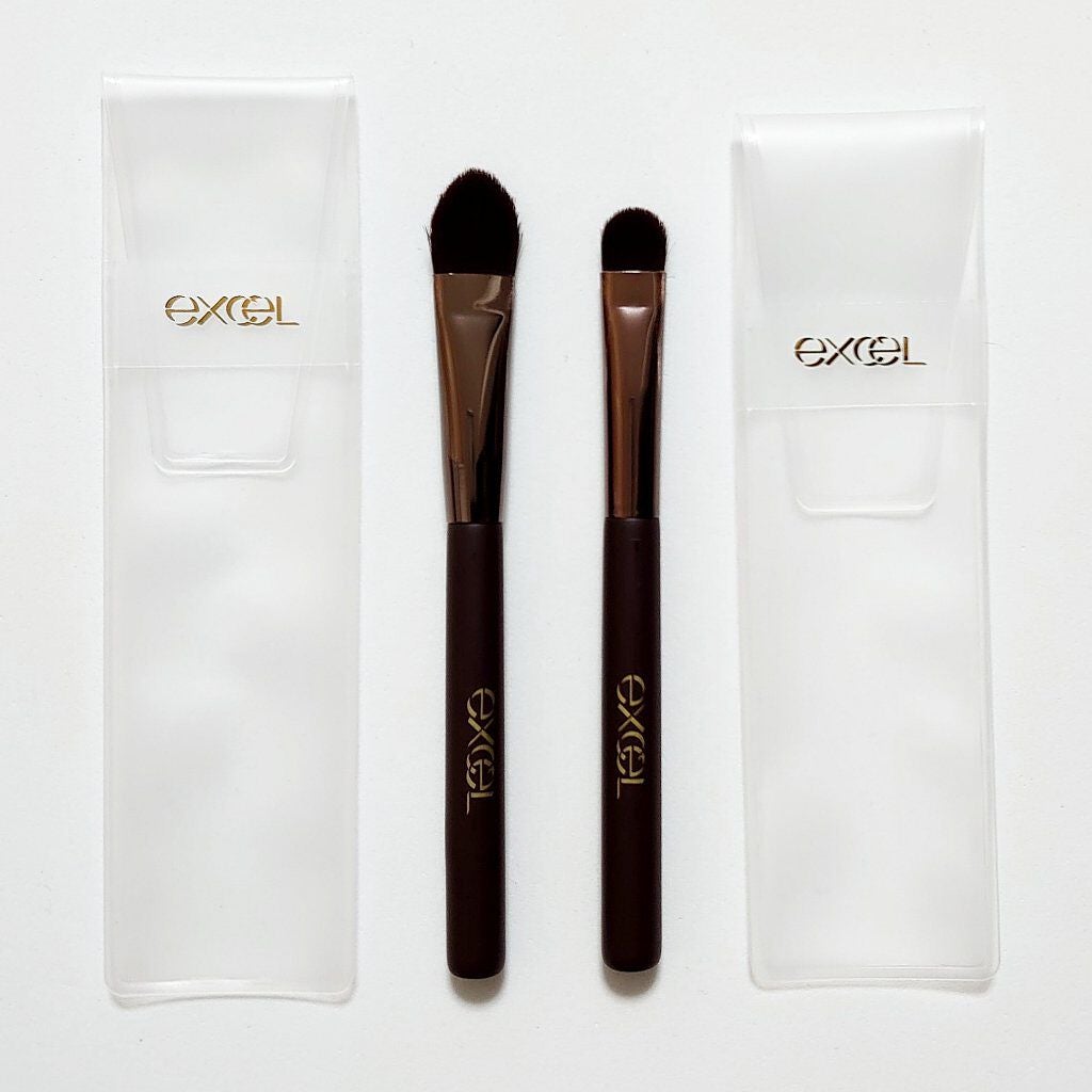 アイシャドウブラシ M/excel/メイクブラシを使ったクチコミ(2枚目)