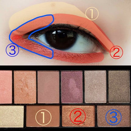 10カラーアイシャドウ #01 ブラウンセレクト/エンジェルハート/アイシャドウパレットの画像