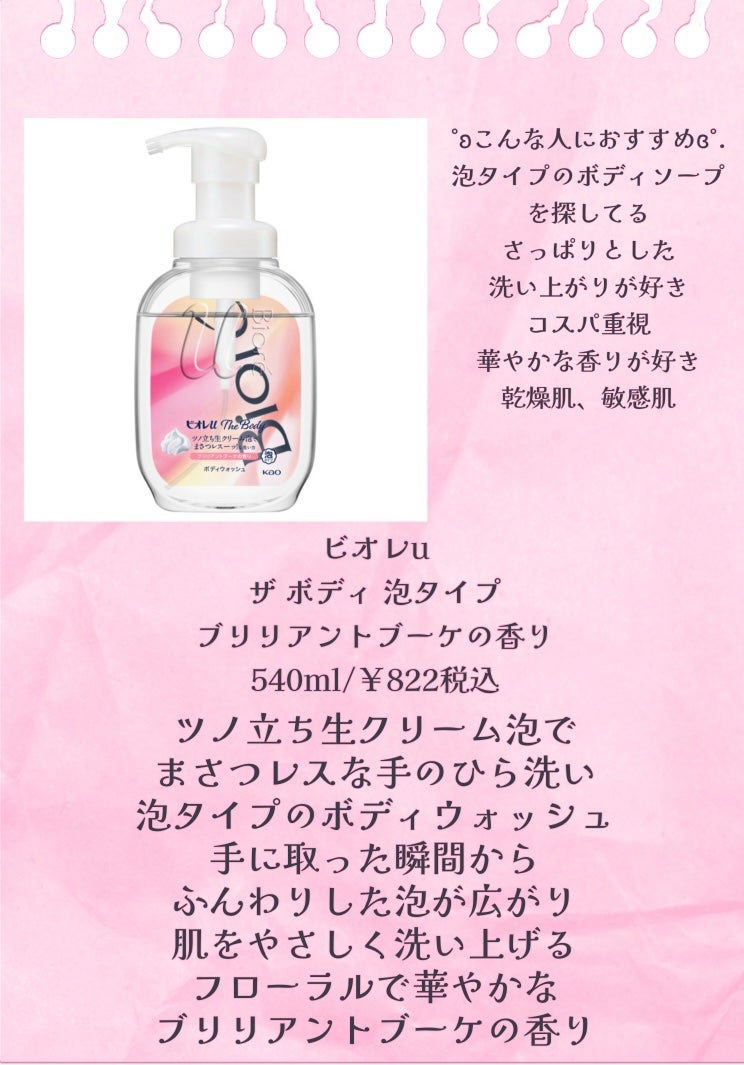 ザ ボディ 泡タイプ ピュアリーサボンの香り/ビオレu/ボディソープを使ったクチコミ(4枚目)