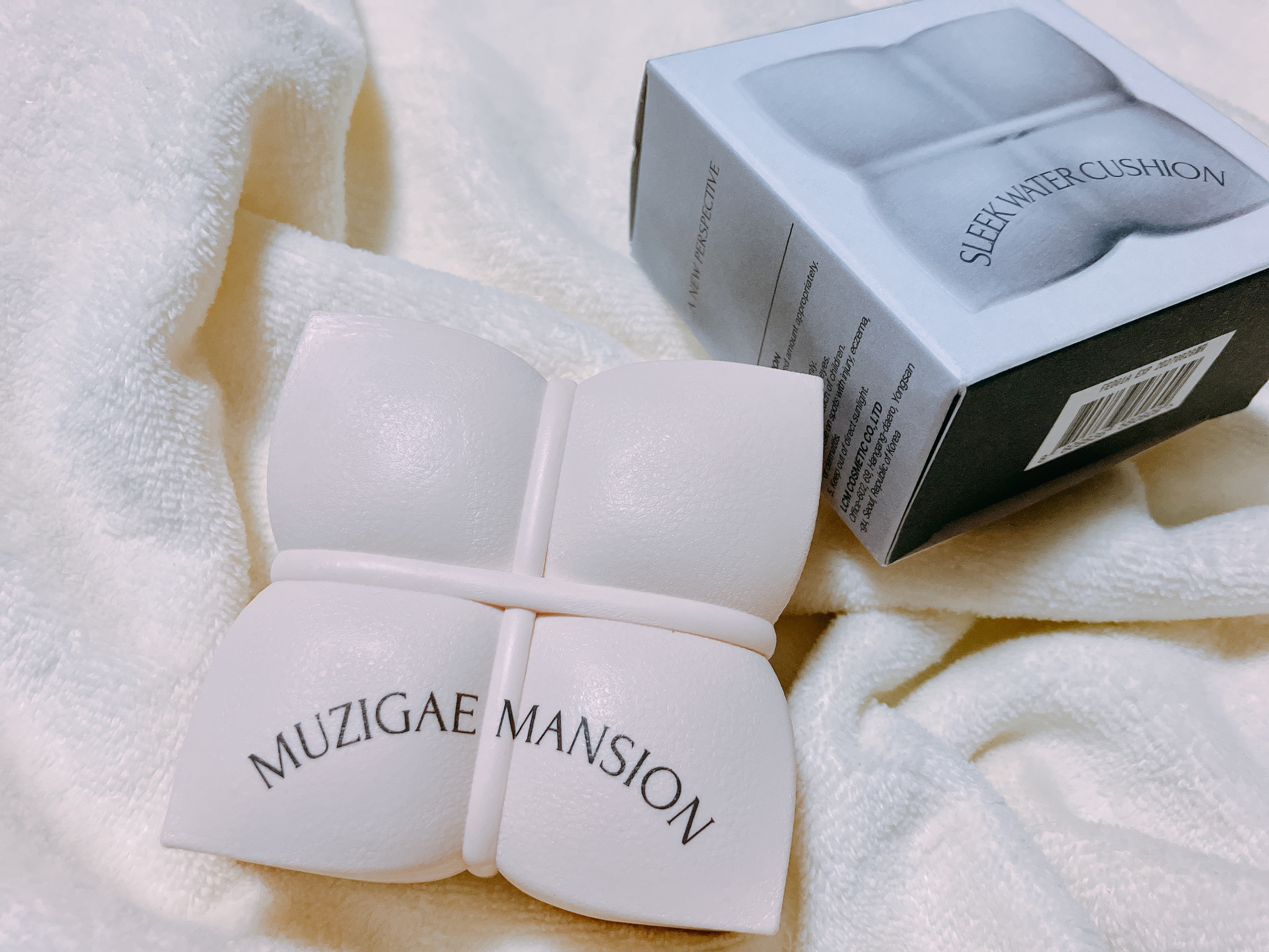 スリックウォータークッション/MUZIGAE MANSION/クッションファンデーションを使ったクチコミ（1枚目）