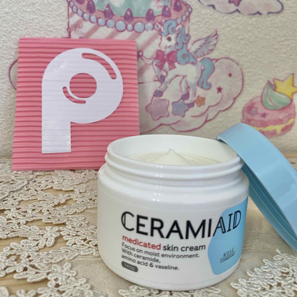 セラミエイド 薬用スキンクリーム 140g/セラミエイド/フェイスクリームを使ったクチコミ（1枚目）