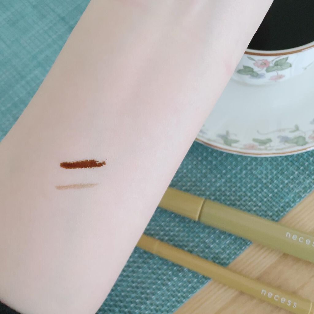 necess まゆ書き足し美容液ティント /コジット/眉ティントを使ったクチコミ(8枚目)