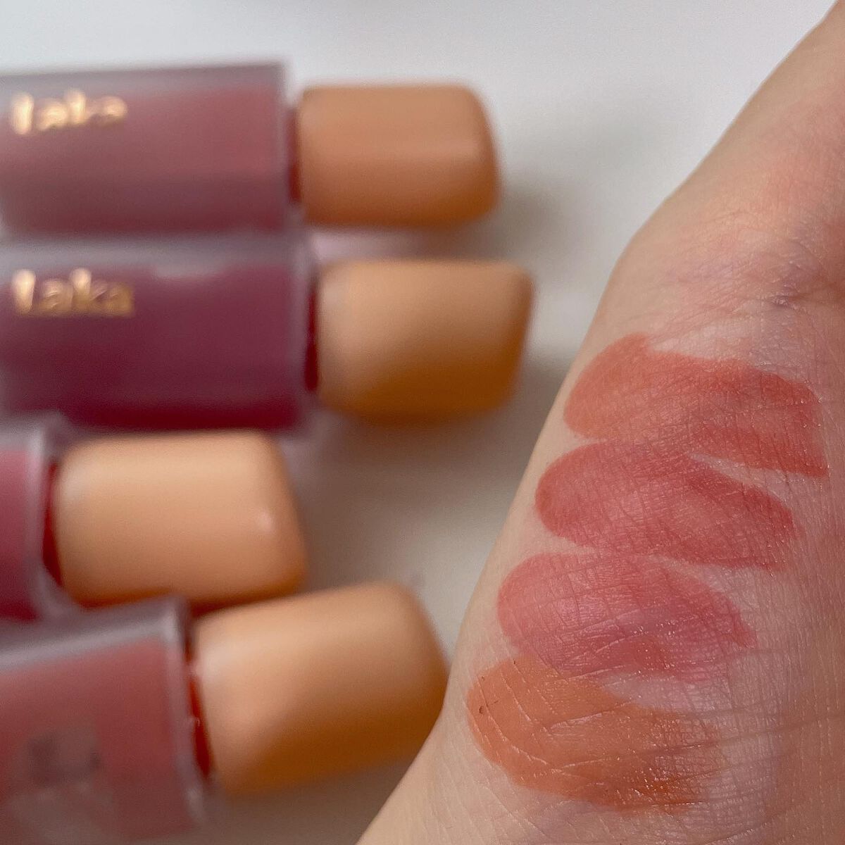 フルーティーグラムティント/Laka/リップティントを使ったクチコミ（3枚目）