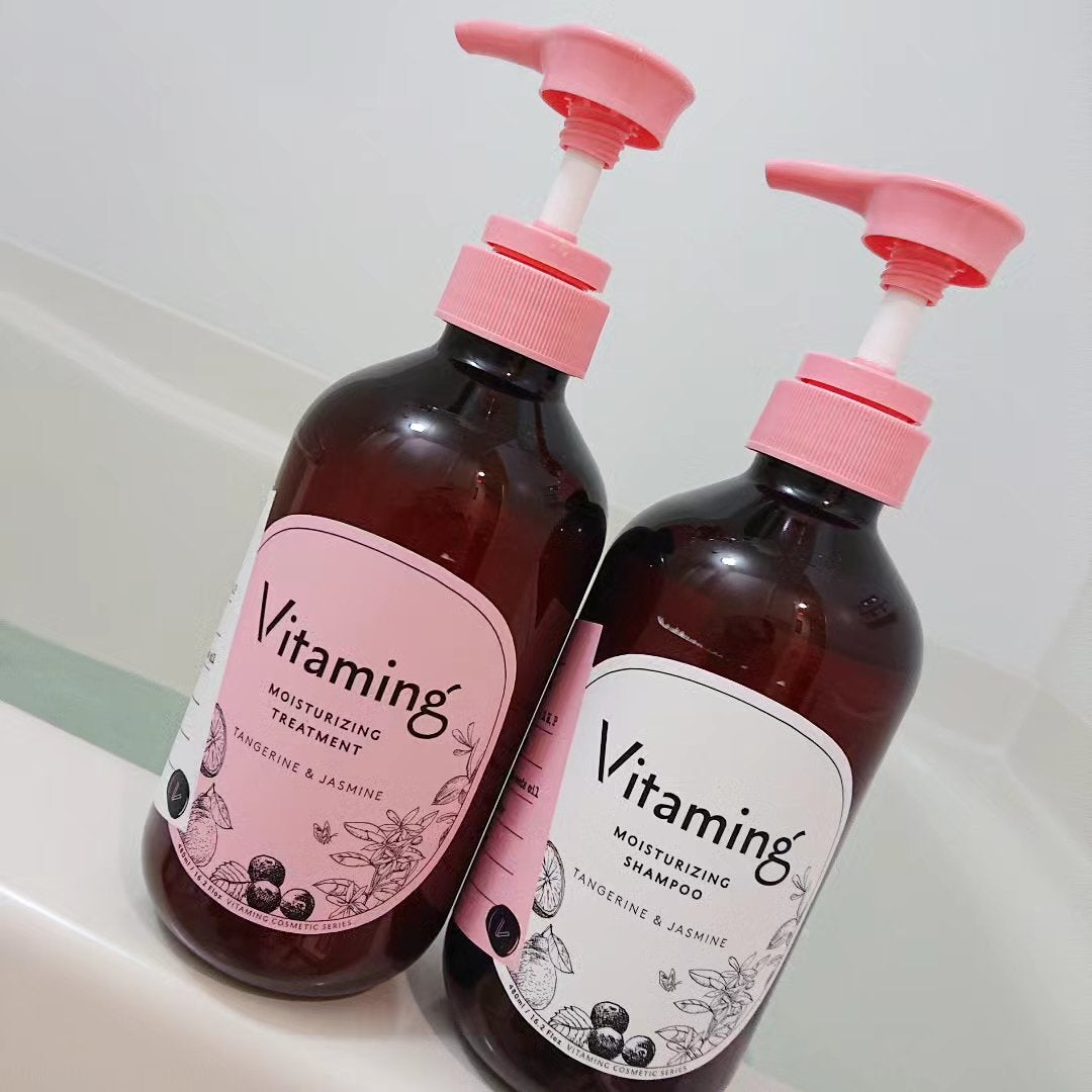 モイストシャンプー/トリートメント(タンジェリン&ジャスミンの香り)/Vitaming/市販シャンプーを使ったクチコミ(2枚目)