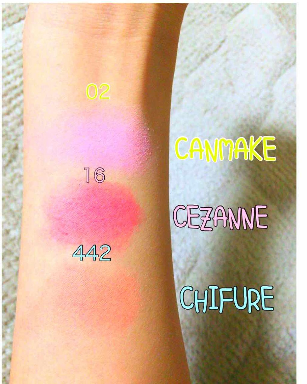 グロウフルールチークス/キャンメイク/パウダーチークを使ったクチコミ（2枚目）