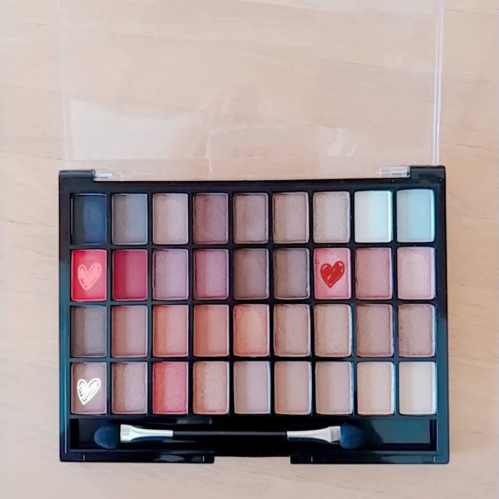 36カラーアイシャドウパレット/ドン・キホーテ/アイシャドウパレットを使ったクチコミ(7枚目)