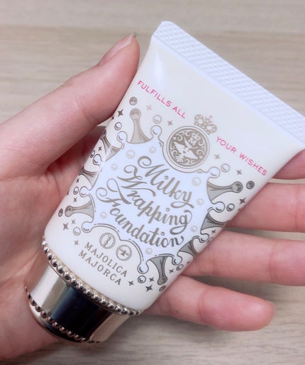 ミルキーラッピングファンデ/MAJOLICA MAJORCA/リキッドファンデーションを使ったクチコミ(1枚目)