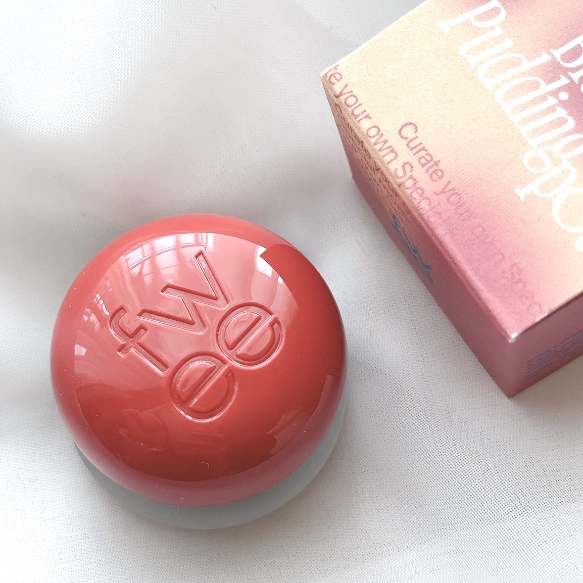 リップアンドチーク ブラーリープリンポット/fwee/口紅を使ったクチコミ（3枚目）