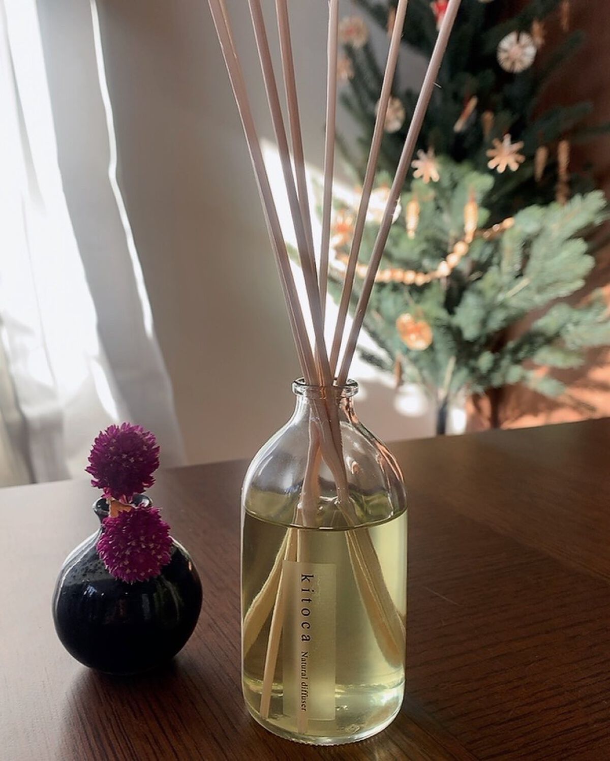 消臭リードディフューザー/Kitoca　木と果/ルームフレグランスを使ったクチコミ（2枚目）