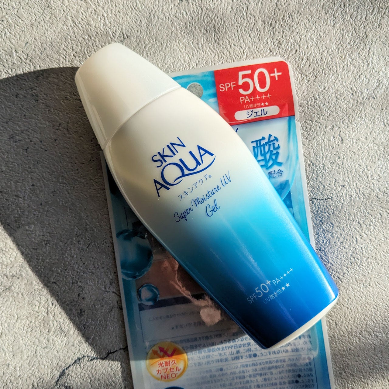 スキンアクア スーパーモイスチャージェル/スキンアクア/日焼け止めジェルを使ったクチコミ(1枚目)