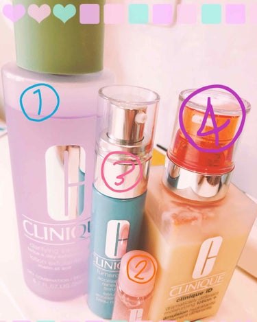 CLINIQUE クリニークiDのクチコミ「クリニークIDという美容液カスタムして使う乳液が販売されたのを遅れて知りそれが目的で3週間ほど.....」（1枚目）