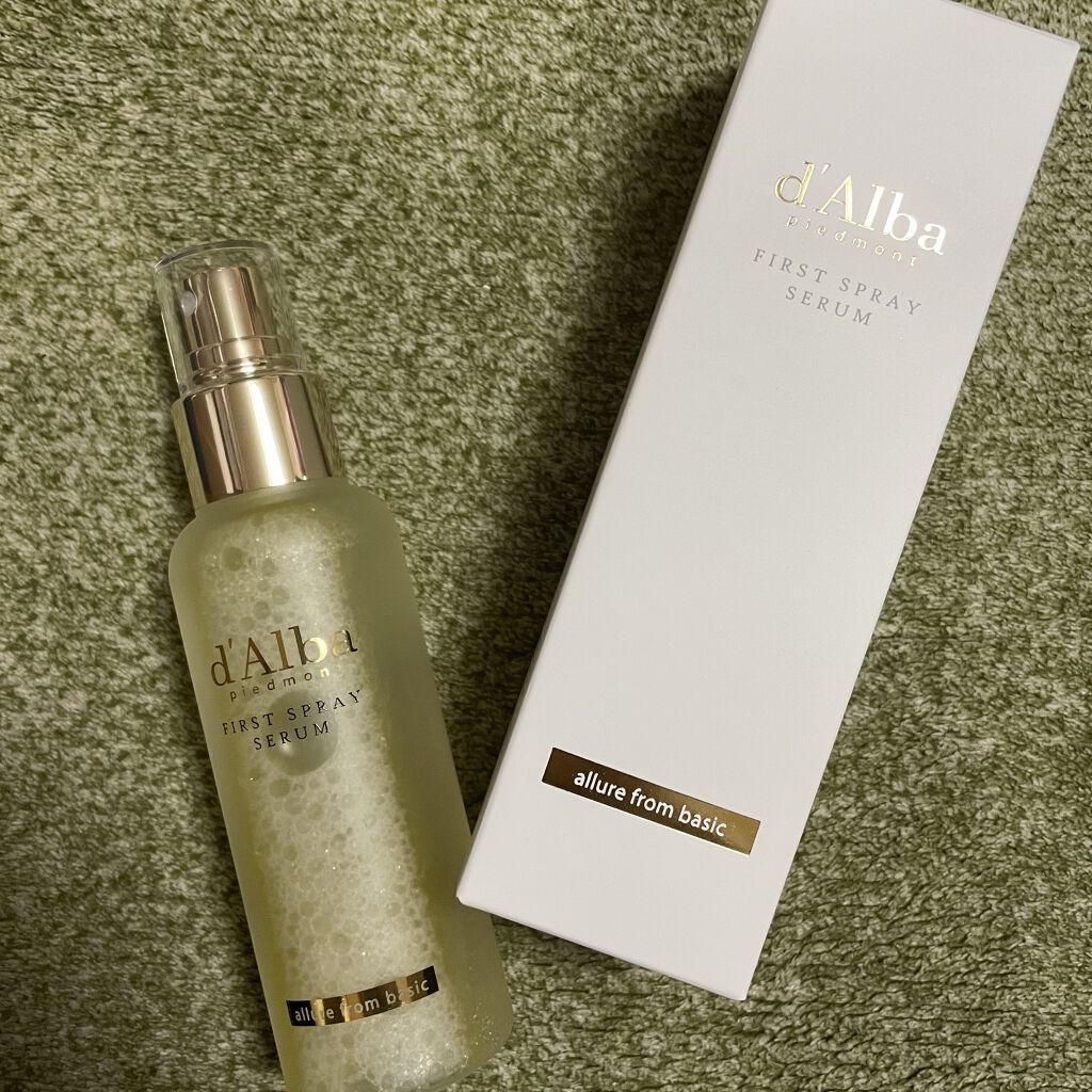 ダルバ ホワイトトリュフファーストスプレーセラム/ダルバ/ミスト状化粧水を使ったクチコミ（1枚目）