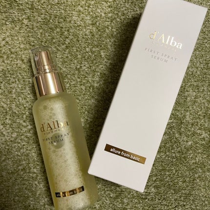 ダルバ ホワイトトリュフファーストスプレーセラム/ダルバ/ミスト状化粧水を使ったクチコミ(1枚目)