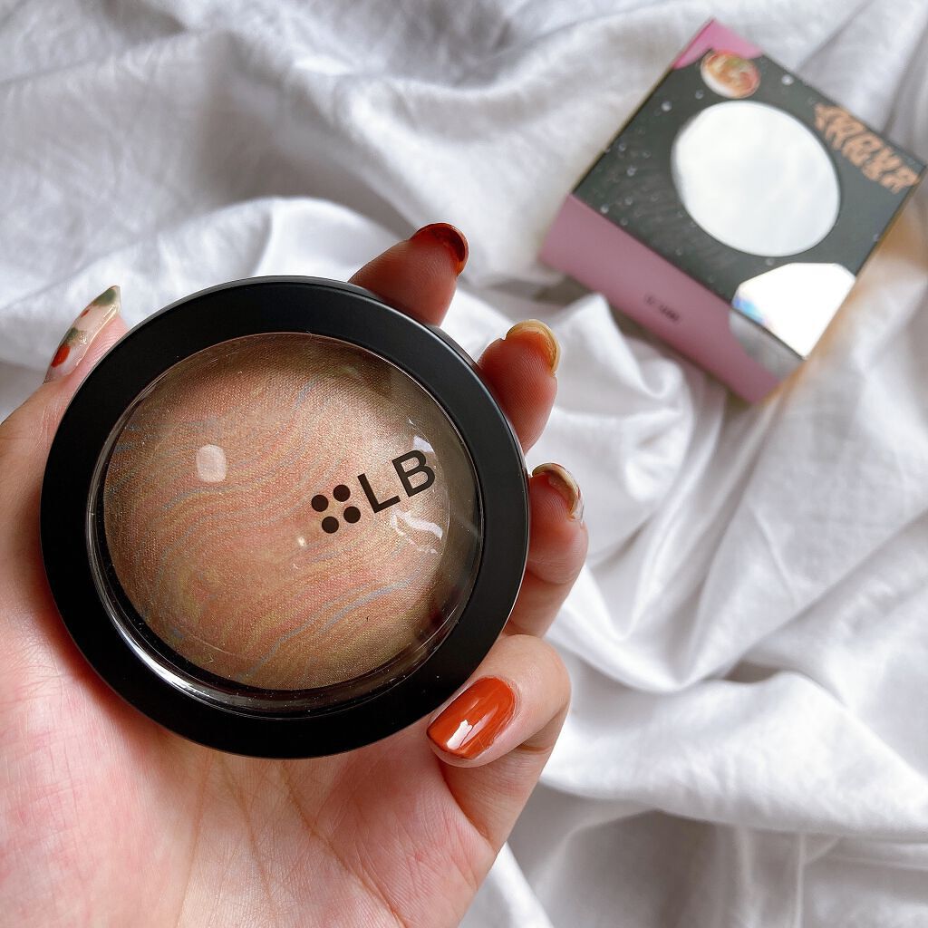 マーブルハイライター/LB/パウダーチークを使ったクチコミ(7枚目)