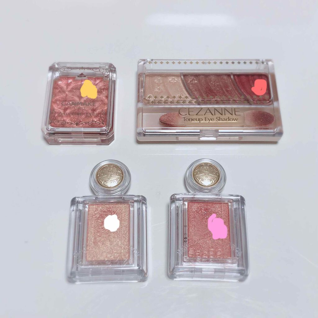 ジュエルスターアイズ/キャンメイク/ジェル・クリームアイシャドウを使ったクチコミ（2枚目）