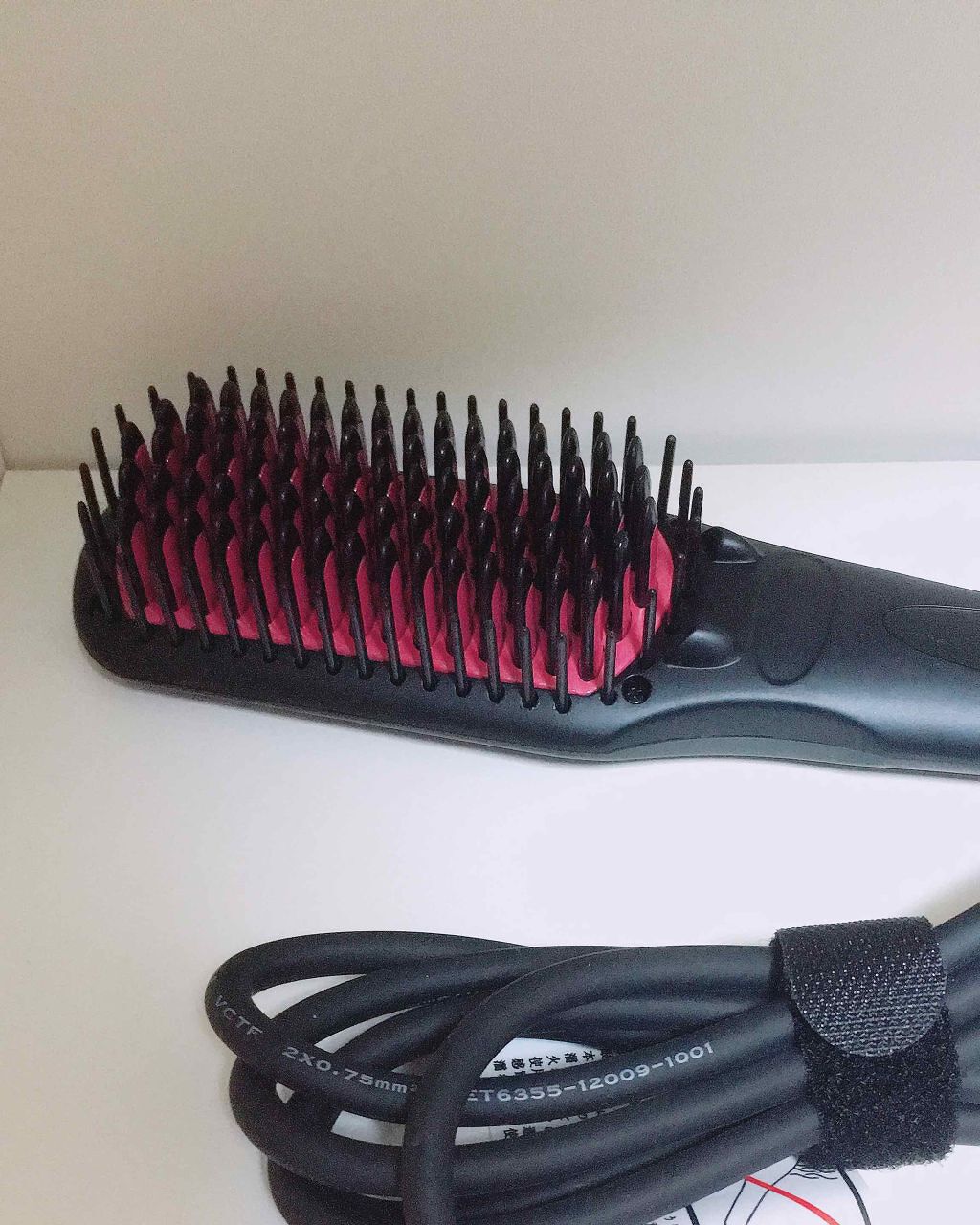 ダブルマイナスイオンストレートブラシアイロン/Miropure/ヒートブラシを使ったクチコミ（2枚目）