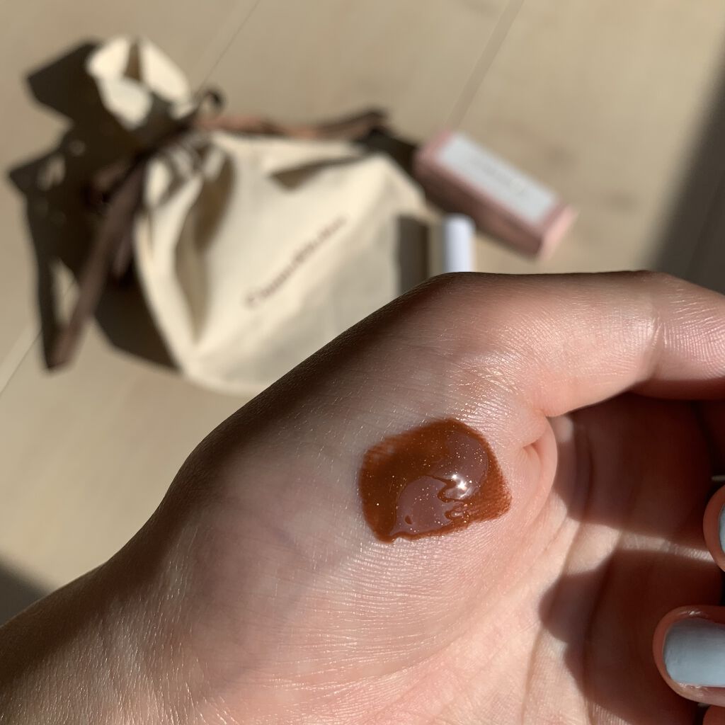 ミネラルカラーセラム 12 マロン/ONLY MINERALS/リップグロスを使ったクチコミ（2枚目）