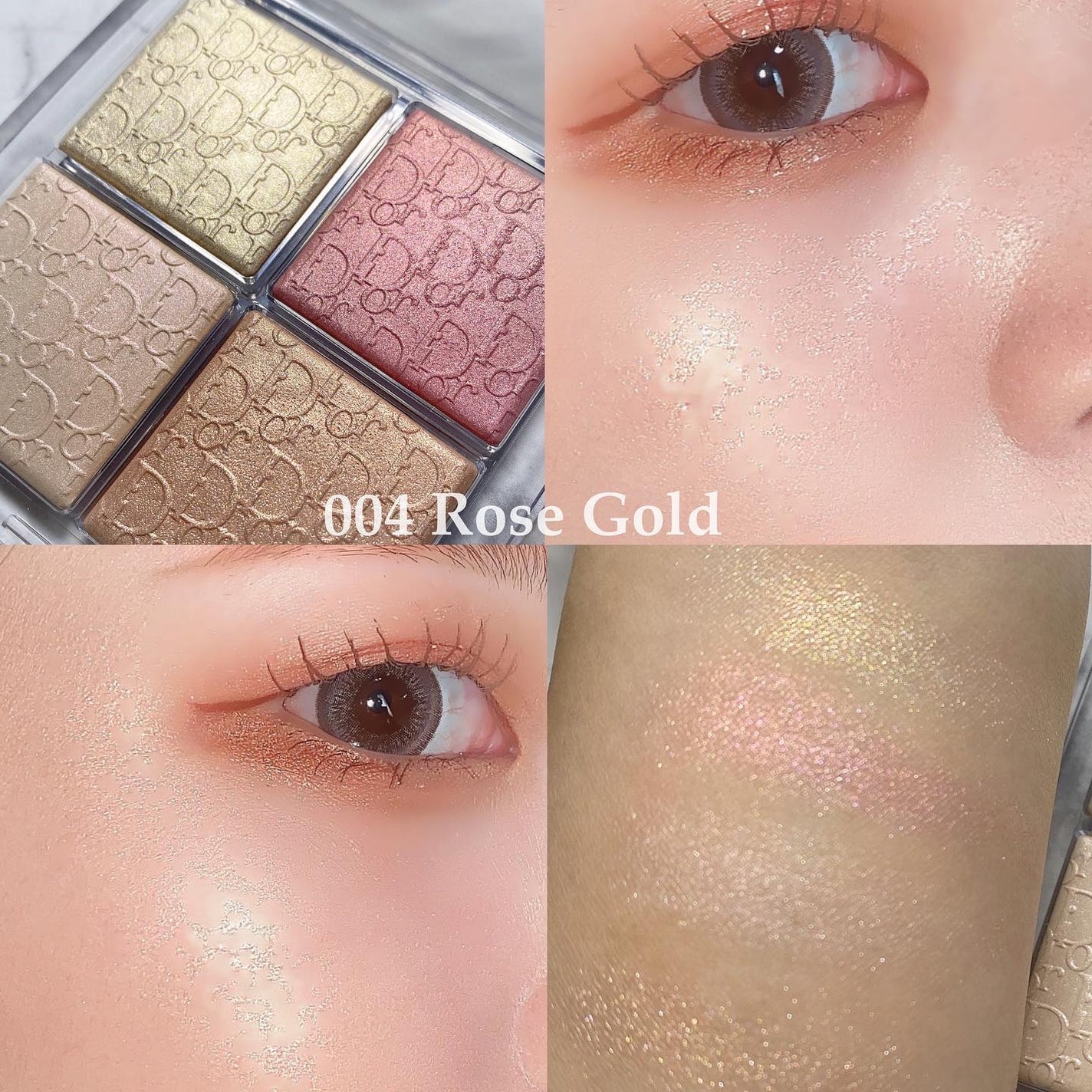 ディオール バックステージ フェイス グロウ パレット/Dior/ハイライトを使ったクチコミ(4枚目)