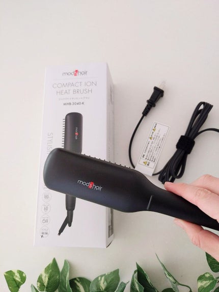 スタイリッシュ コンパクトイオンヒートブラシ MHB-3040-K/mod's hair/ヒートブラシを使ったクチコミ(2枚目)