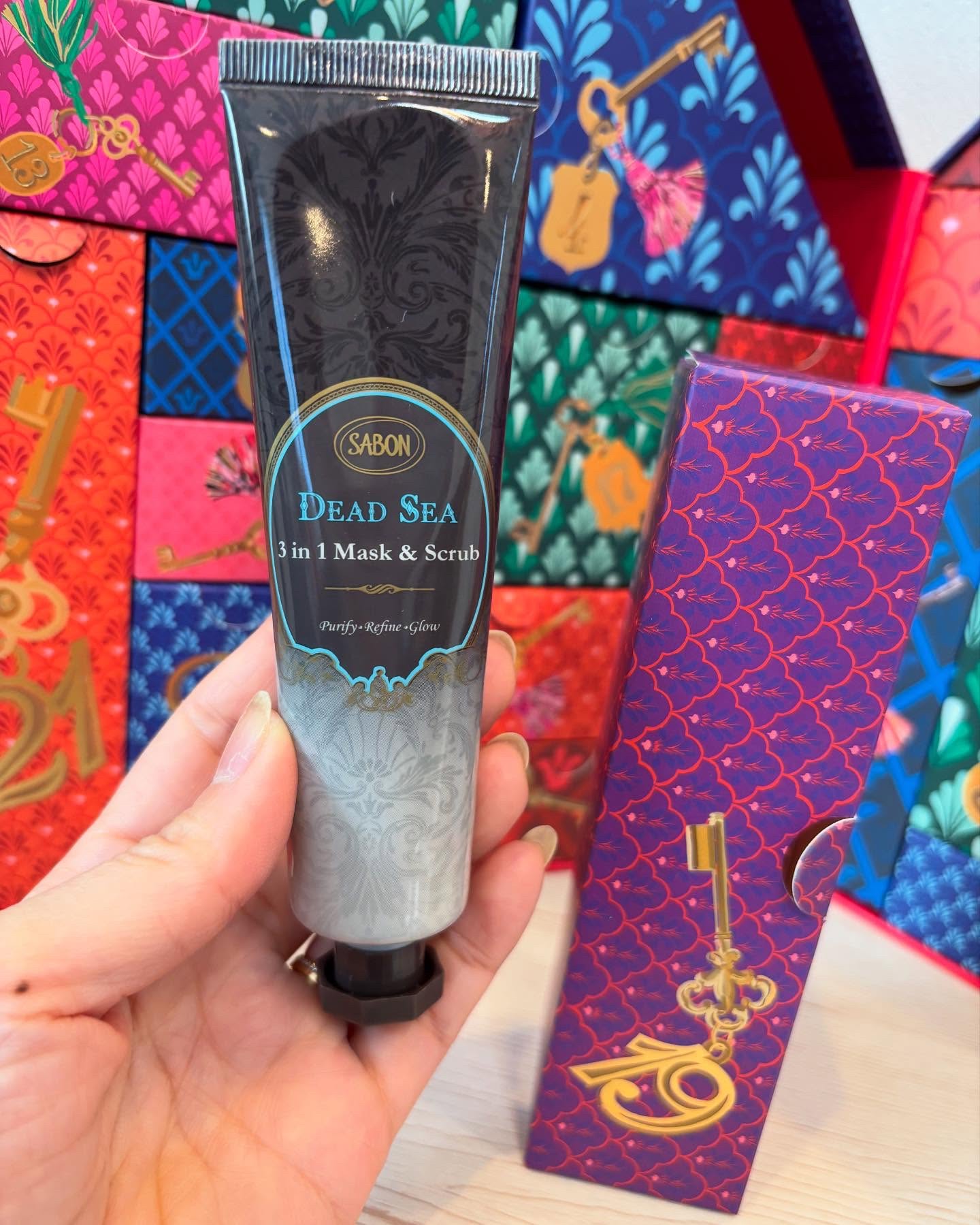 3in1 マスク＆スクラブ 50ml（チューブタイプ）/SABON/洗い流すパック・マスクを使ったクチコミ（3枚目）