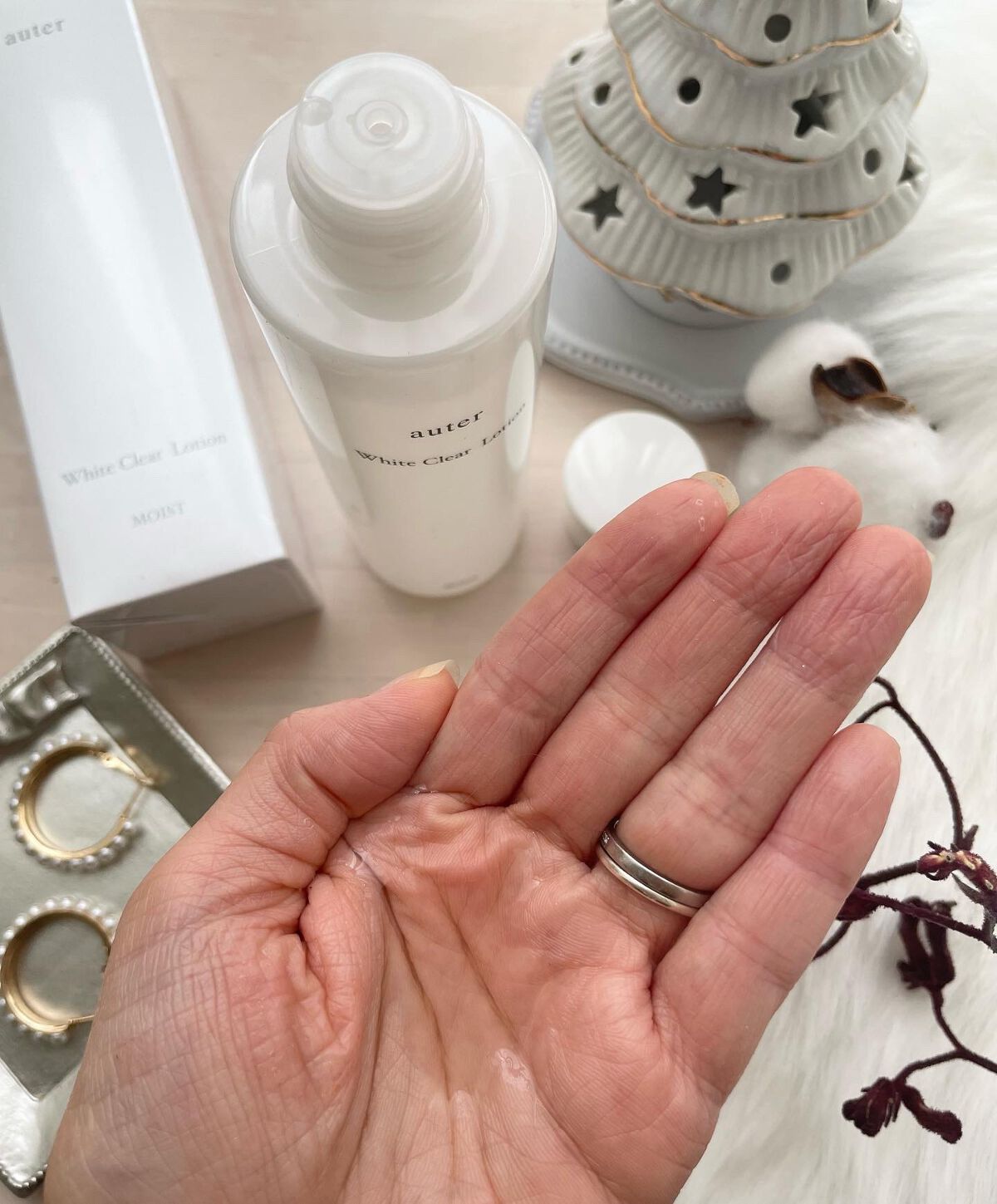 ホワイトクリアローション モイスト/Auter化粧品/化粧水を使ったクチコミ（3枚目）