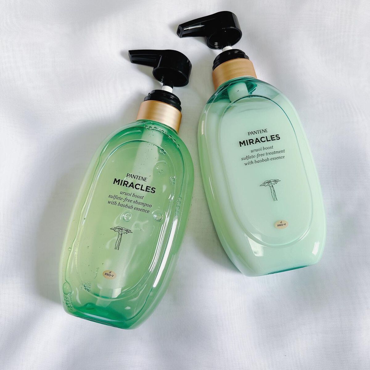 ミラクルズ うるおいブースト シャンプー/トリートメント/パンテーン/市販シャンプーを使ったクチコミ（1枚目）