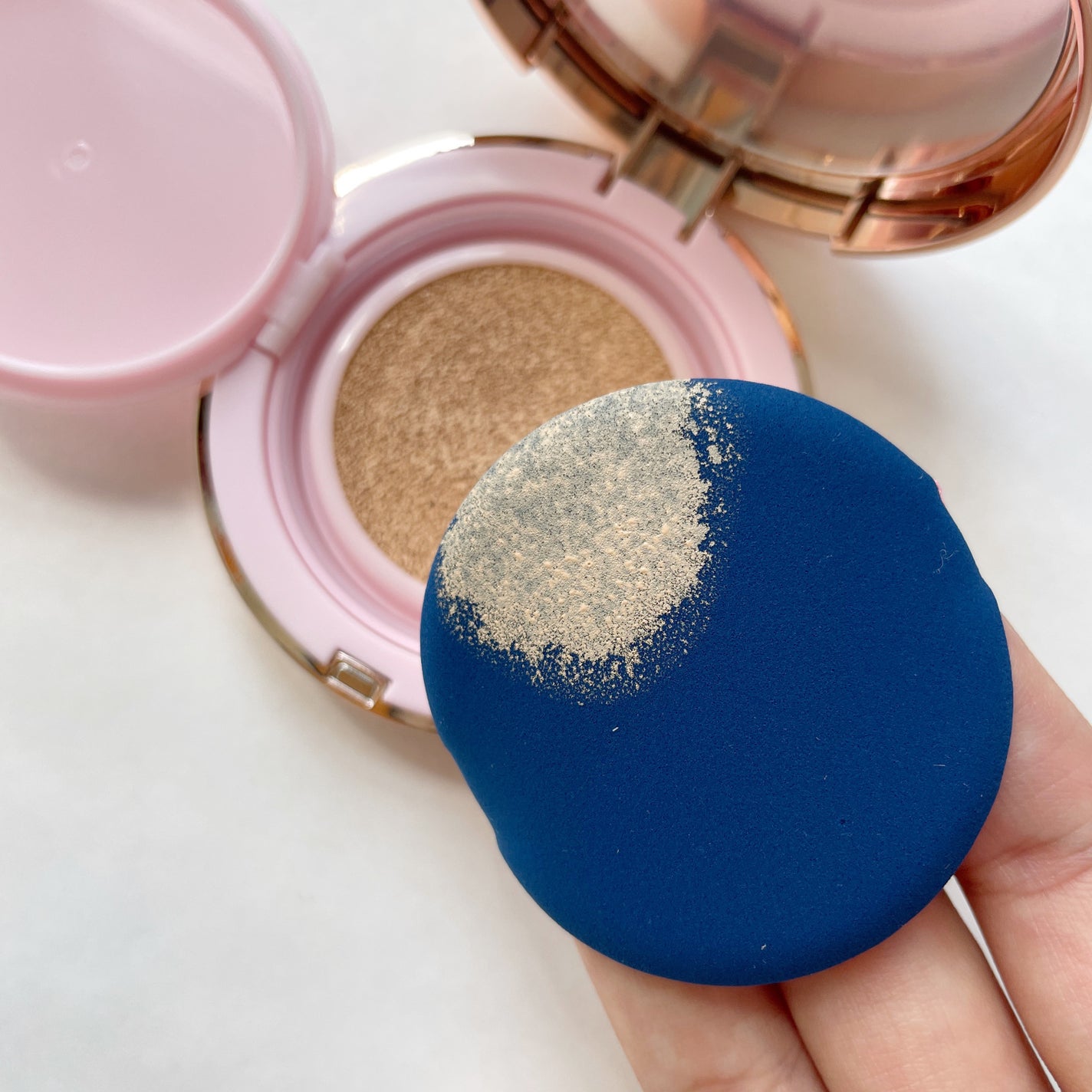 ピンクティーツリーカバーアップグロウクッション/APLIN/クッションファンデーションを使ったクチコミ(5枚目)