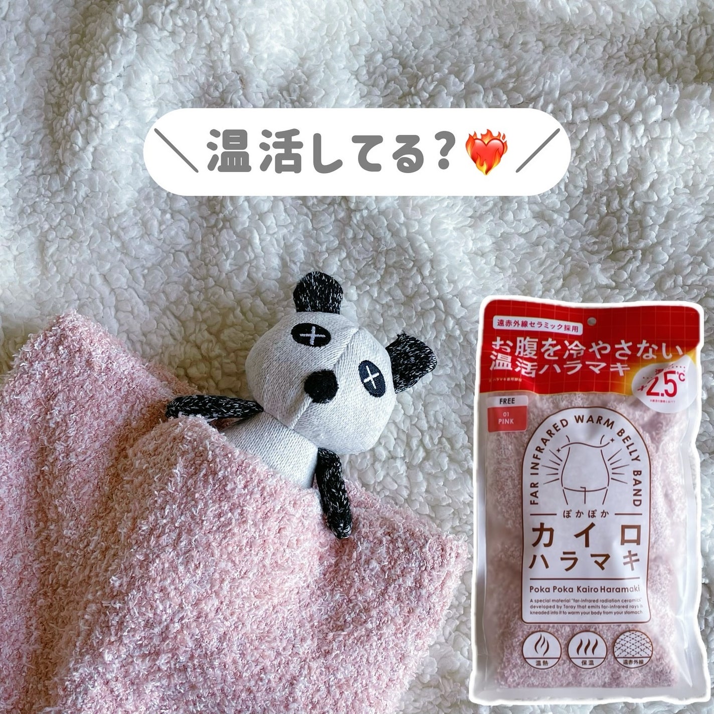 ぽかぽかカイロハラマキ/カイロソックス/その他を使ったクチコミ(1枚目)