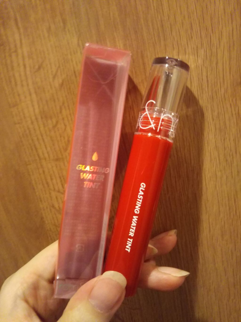 グラスティングウォーターティント/rom&nd/リップティントを使ったクチコミ(1枚目)