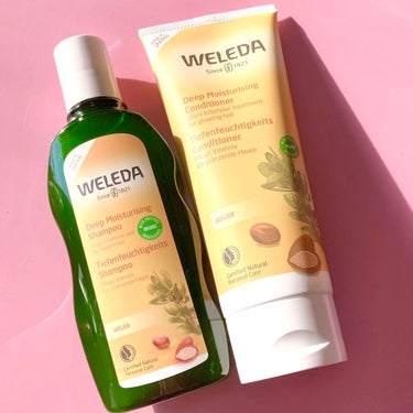 WELEDA アルガン ヘアシャンプー／ヘアコンディショナーのクチコミ「天然由来成分100％の
オーガニックヘアシャンプー＆コンディショナー🌱

個人的にとってもお気.....」（2枚目）