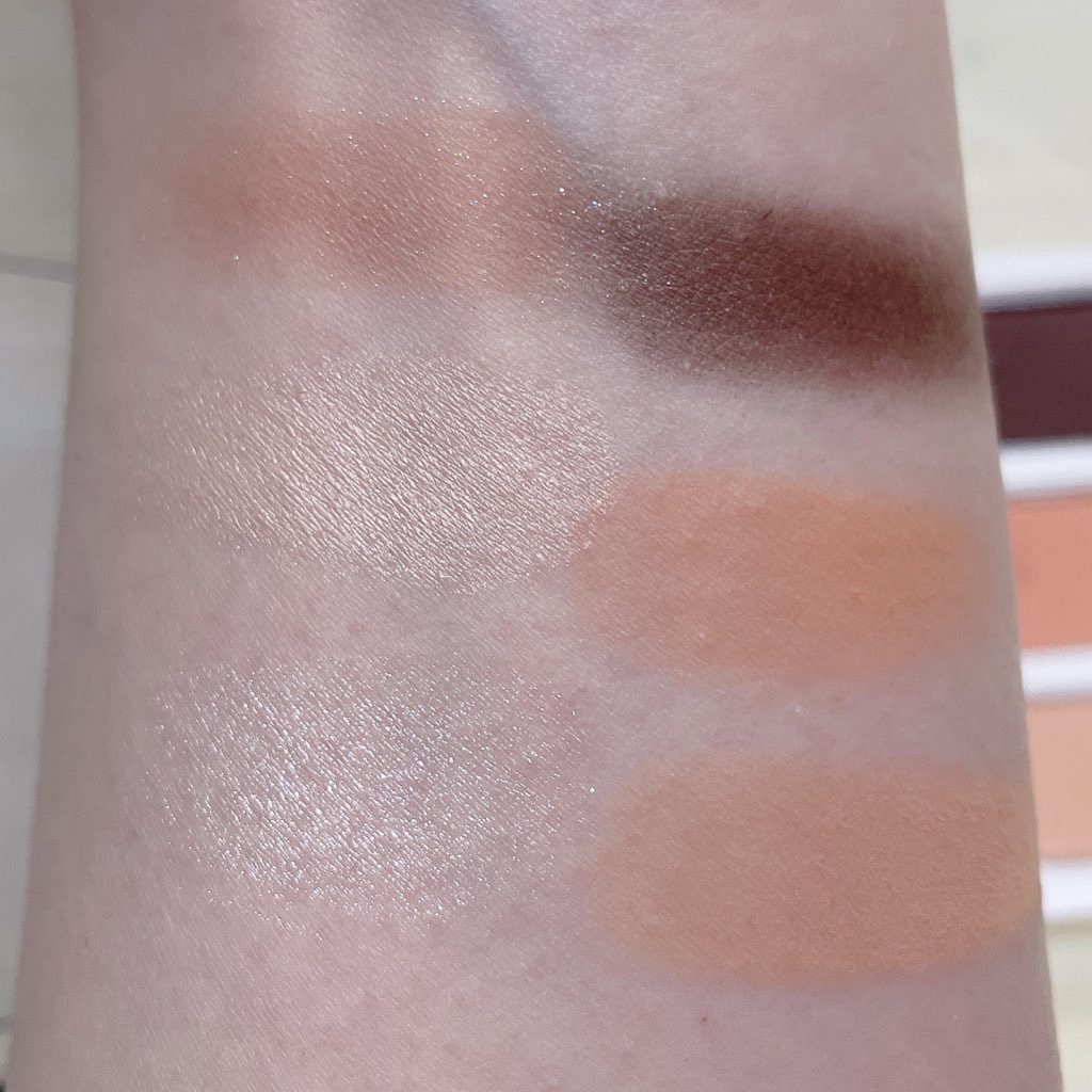 フォーエバー6アイパレット 04 タンピーチ/Laka/アイシャドウパレットを使ったクチコミ（2枚目）