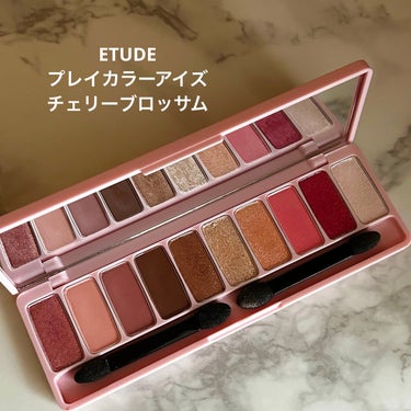 プレイカラー アイシャドウ チェリーブロッサム【生産終了】/ETUDE/アイシャドウパレットを使ったクチコミ（1枚目）