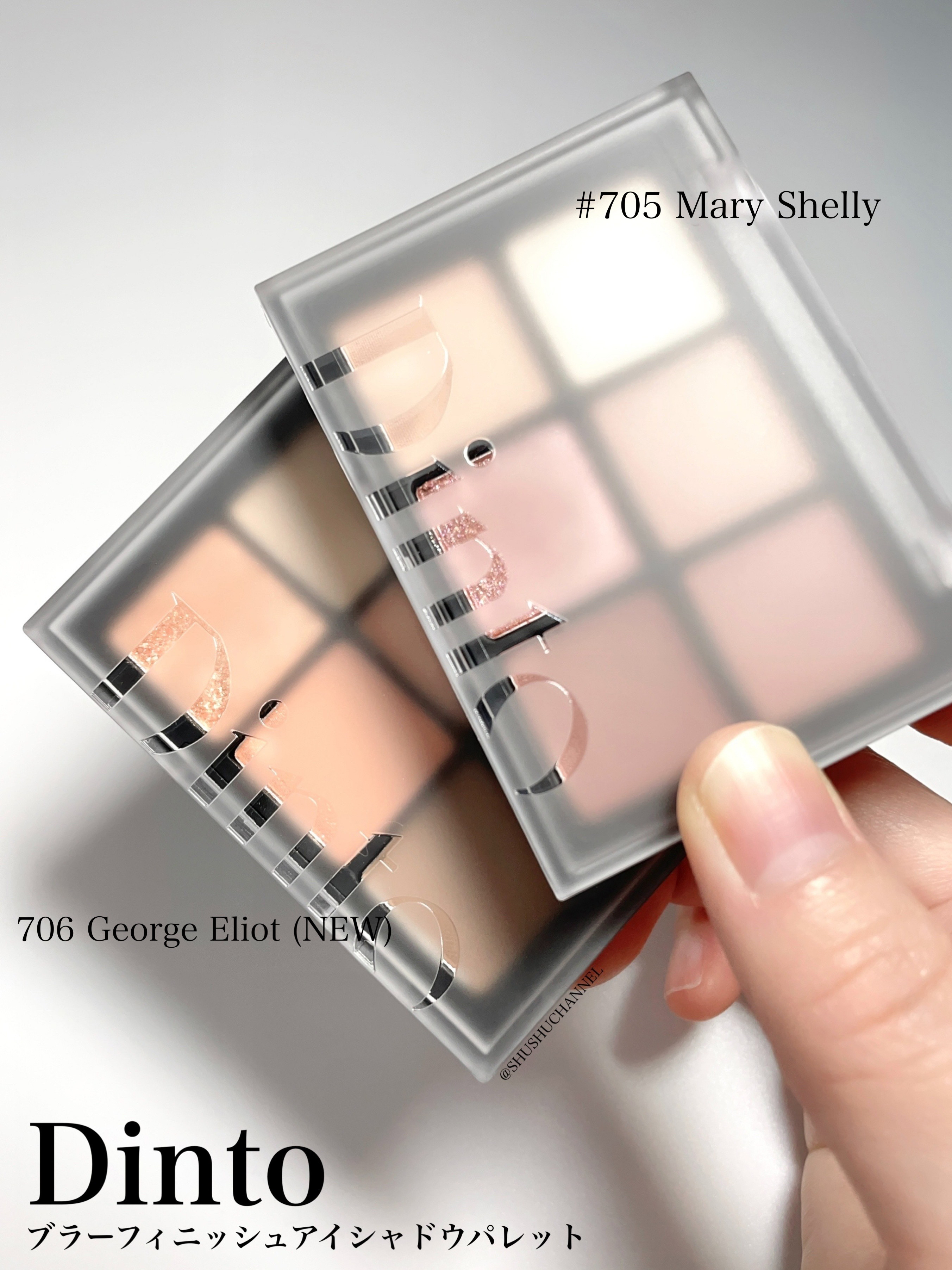 ブラーフィニシュシャドウパレット 705 メリー・シェリー/Dinto/アイシャドウパレットを使ったクチコミ（2枚目）