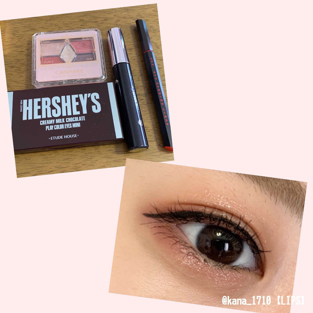 ハーシー プレイカラーアイズミニ/ETUDE/アイシャドウパレットを使ったクチコミ（1枚目）