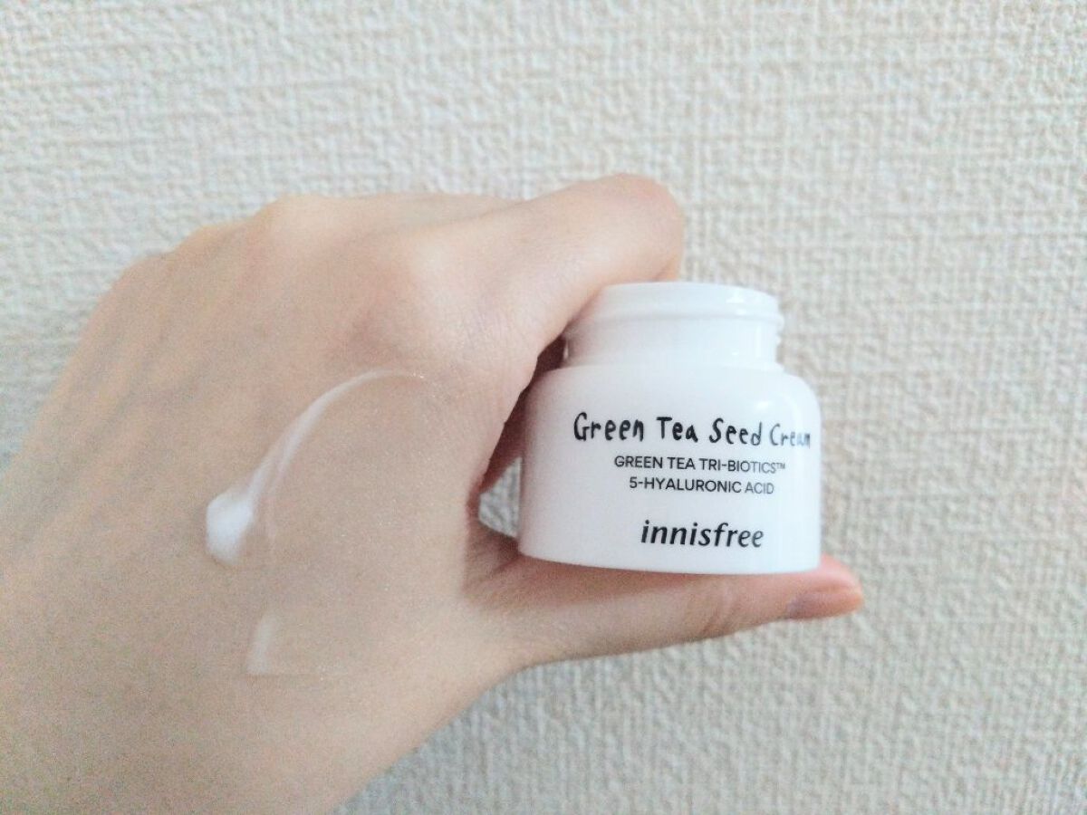 グリーンティーシード　モイスト　クリーム/innisfree/フェイスクリームを使ったクチコミ（2枚目）