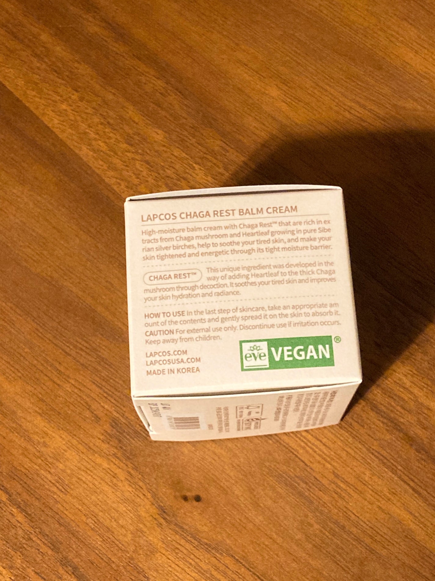 チャーガレストバームクリーム/ラプコス/フェイスバームを使ったクチコミ(3枚目)