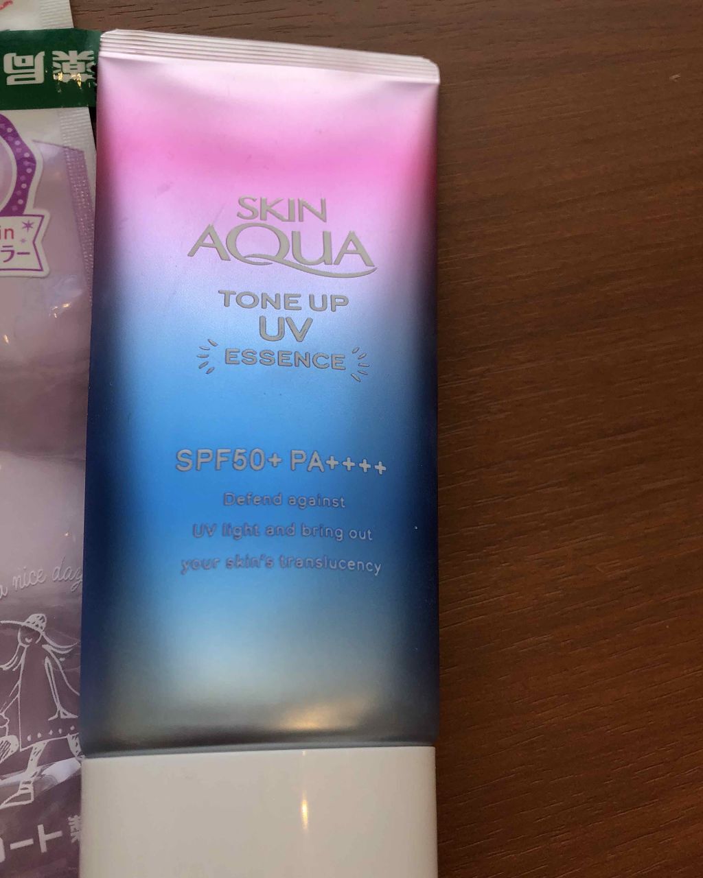 スキンアクア トーンアップUVエッセンス/スキンアクア/日焼け止めクリームを使ったクチコミ(1枚目)