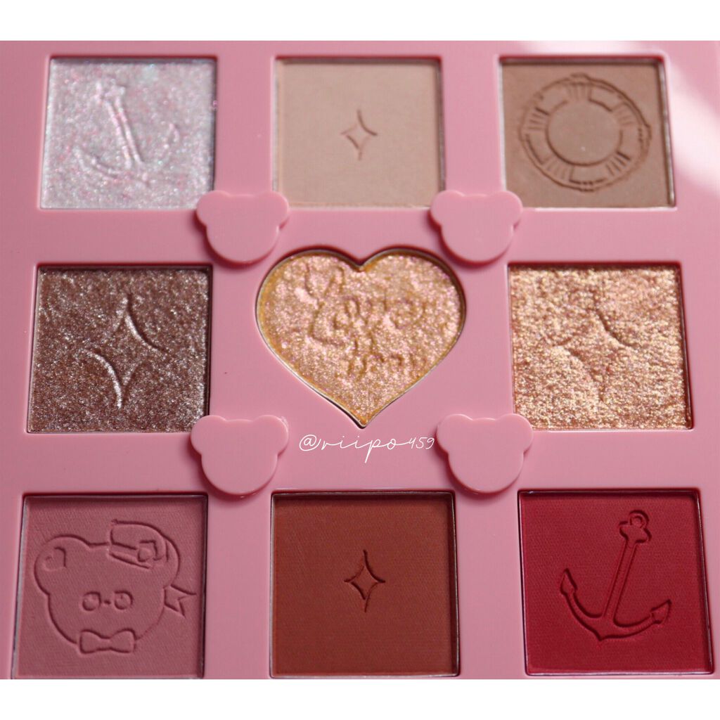 Love Bear 9色 アイシャドウパレット/FlowerKnows/アイシャドウパレットを使ったクチコミ(3枚目)