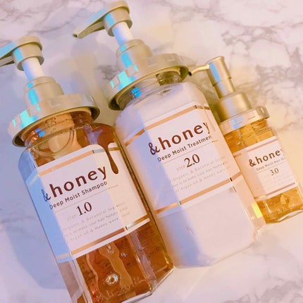 ディープモイスト シャンプー1.0/ヘアトリートメント2.0/&honey/市販シャンプーを使ったクチコミ(2枚目)