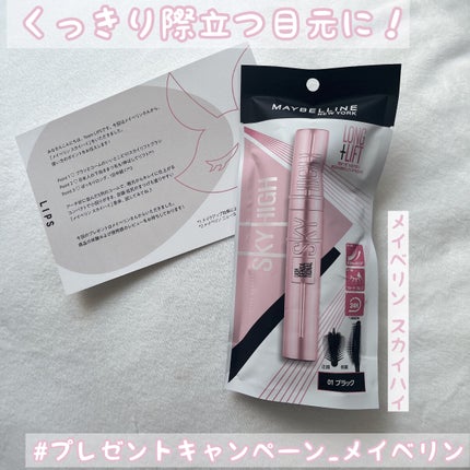 スカイハイ/MAYBELLINE NEW YORK/マスカラを使ったクチコミ(1枚目)