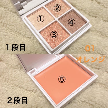 IDATE アイデイト ミニマルパレットのクチコミ「＼DAISOコスメから2段式パレット／
【IDATE ミニマルパレット】
☑️¥220
☑️0.....」（3枚目）