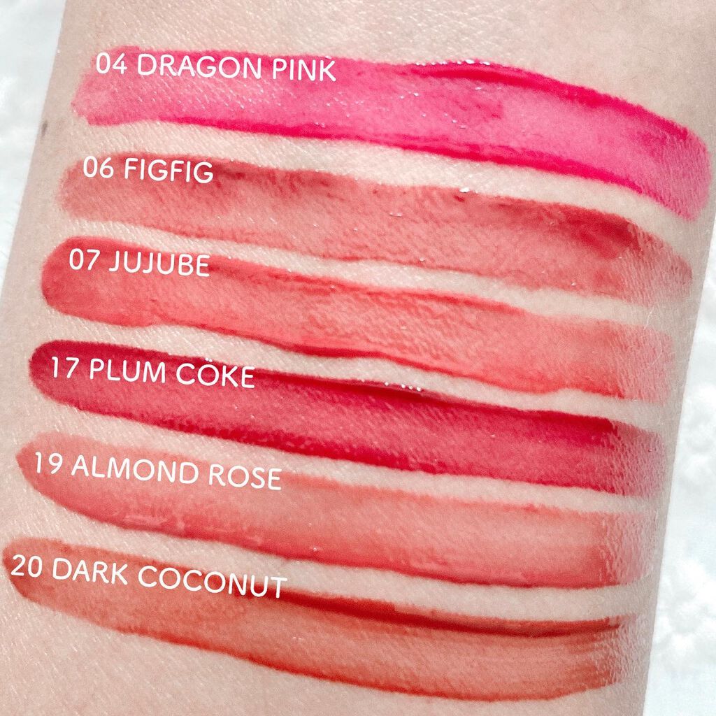 ジューシーラスティングティント/rom&nd/リップティントを使ったクチコミ（3枚目）