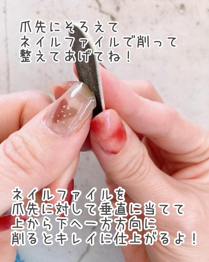 ちなつ★貼るだけネイル! on LIPS 「硬化するジェルネイルシールを使うときに気をつけていることをまと..」(10枚目)