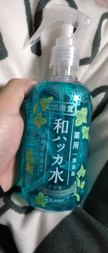 潤素肌  薬用和ハッカ水 (ミストタイプ)/コスメテックスローランド/ミスト状化粧水を使ったクチコミ(1枚目)
