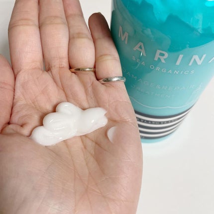 ダメージリペアシャンプー&トリートメント/マリーナシーオーガニック/市販シャンプーを使ったクチコミ(5枚目)