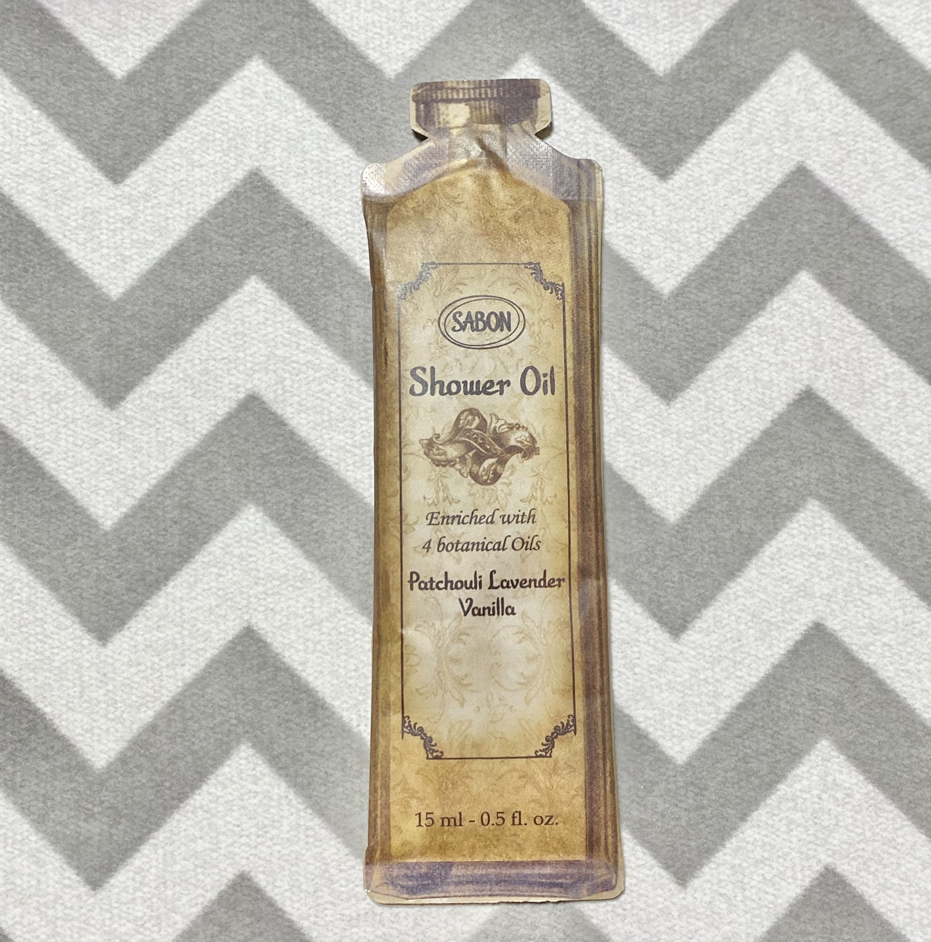  シャワーオイル パチュリ・ラベンダー・バニラ/SABON/ボディソープを使ったクチコミ（1枚目）