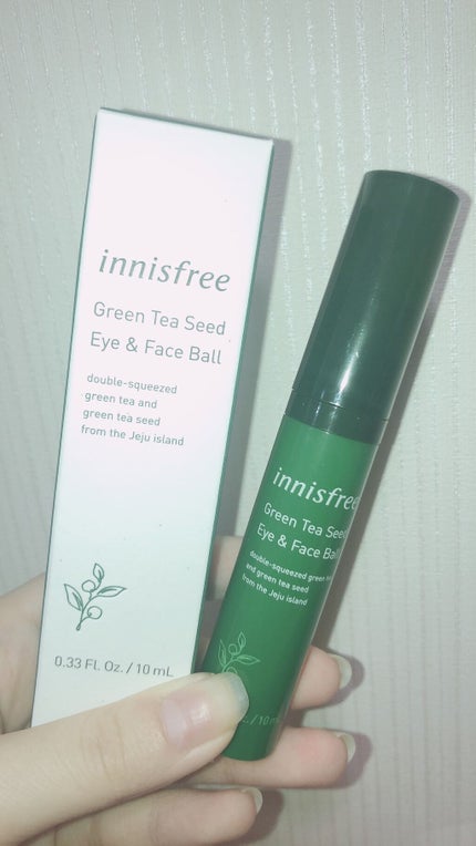 グリーンティーシード アイ&フェイスボール/innisfree/美容液を使ったクチコミ(1枚目)