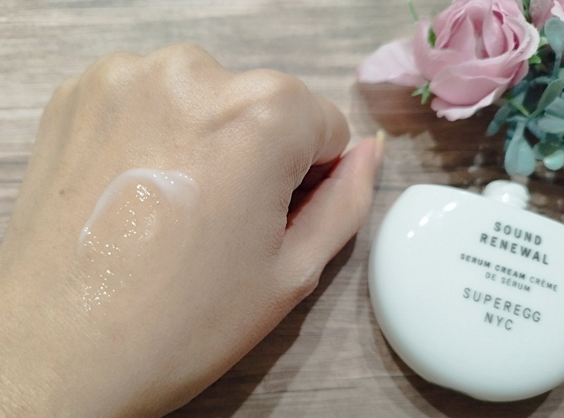 サウンド リニューアル セラムクリーム/SUPEREGG /フェイスクリームを使ったクチコミ(4枚目)