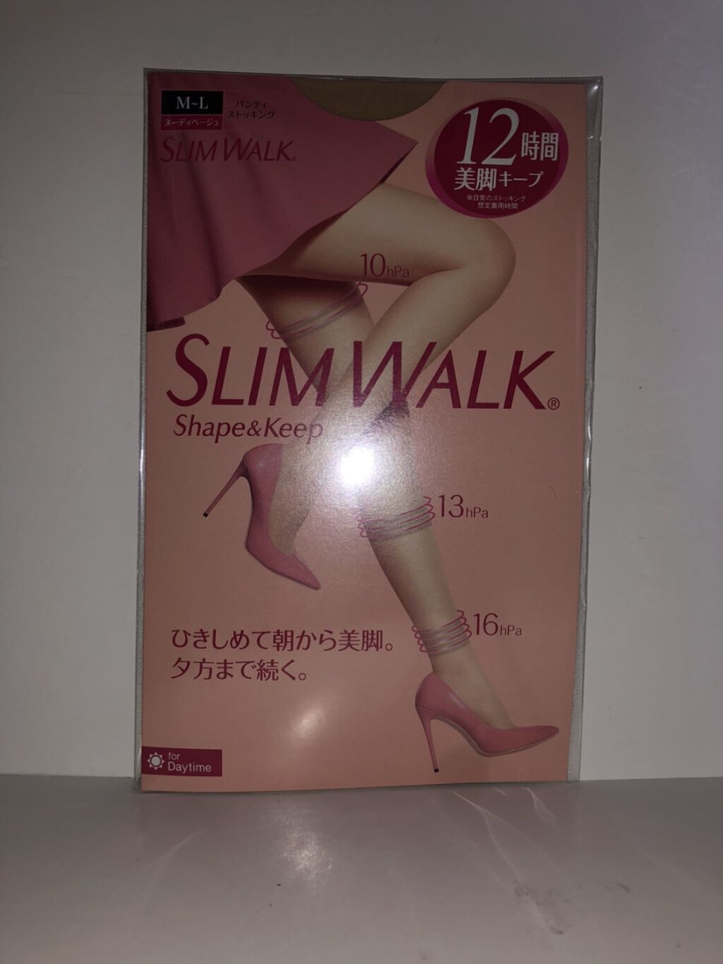 Shape＆Keep ヌーディーベージュ（M～L）/SLIMWALK/着圧ソックス・レギンスを使ったクチコミ（1枚目）