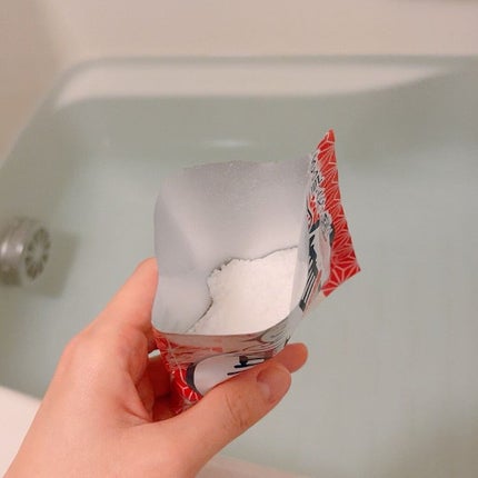 お塩ぽかぽかの湯/温泉撫子/無機塩系入浴剤を使ったクチコミ(7枚目)